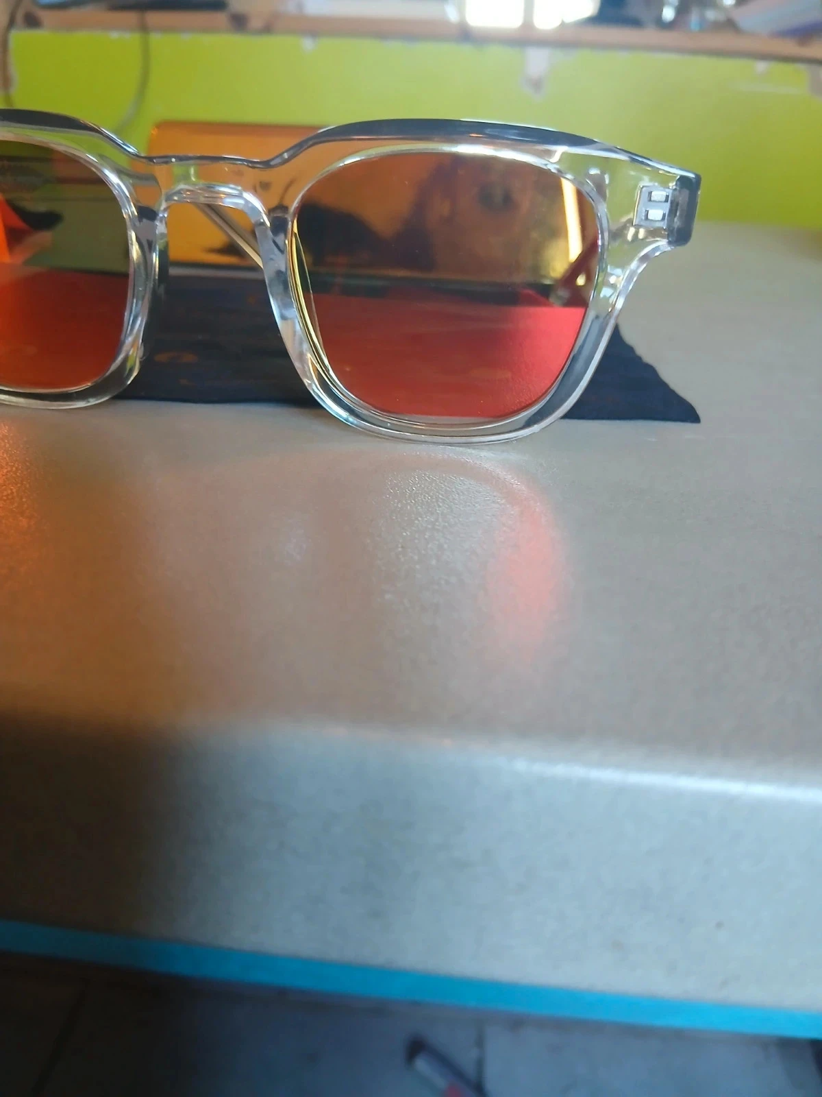 Óculos de sol Cristal e Lentes Espelhadas Rosa - Histoire d’Optic Paris – photo 5
